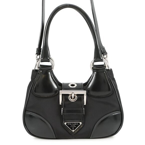 Prada Handbags - Prada Handbag Re-Nylon Re Edition Moon Nylon Leather 2-Way